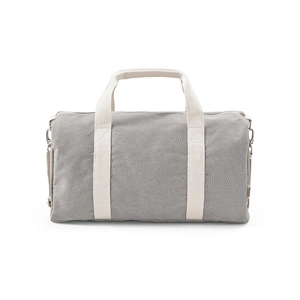 Sac de sport 30 litres en coton recyclé et RPET - avec bandoulière fixation sangle personnalisable