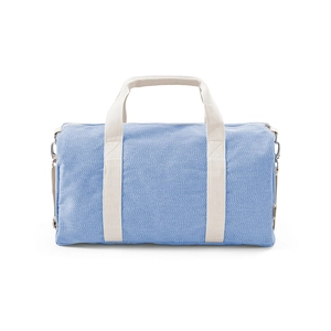 Sac de sport 30 litres en coton recyclé et RPET - avec bandoulière fixation sangle personnalisable