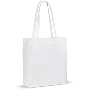 Sac en coton avec soufflet certifié OEKO-TEX 140g.m2 personnalisable