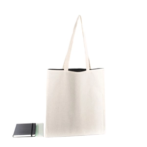 Sac en coton BICOLOR - Tote bag 155g 12 litres personnalisable