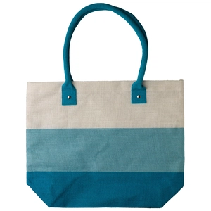 Sac en toile de jute 340gr - idéal pour shopping ou la plage personnalisable