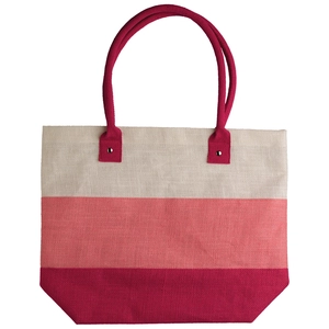 Sac en toile de jute 340gr - idéal pour shopping ou la plage personnalisable