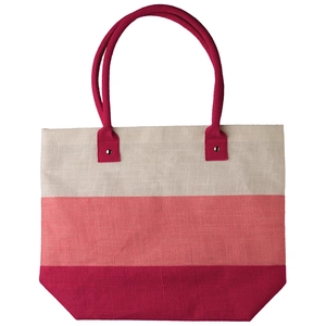 Sac en toile de jute 340gr - idéal pour shopping ou la plage personnalisable