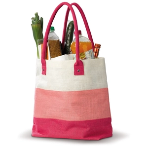 Sac en toile de jute 340gr - idéal pour shopping ou la plage personnalisable