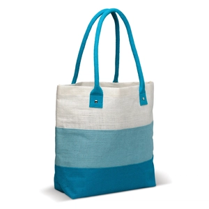 Sac en toile de jute 340gr - idéal pour shopping ou la plage personnalisable