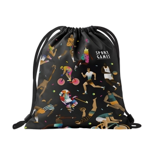Sac ficelle 100% personnalisable en polyester waterproof 190G/M² - fabrication Europe personnalisable