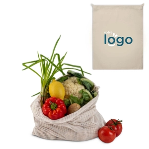 Sac filet à légumes 40x45cm - 100% coton certifié OEKOTEX personnalisable