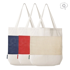 Sac filet MARCEL, sac à légumes en coton recyclé personnalisable