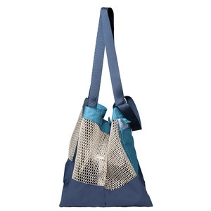 Sac fourre-tout en maille recyclée pliable – 45 L personnalisable