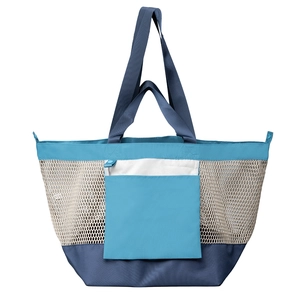 Sac fourre-tout en maille recyclée pliable – 45 L personnalisable