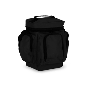 Sac isotherme en PET recyclé 600D avec nombreuses poches personnalisable