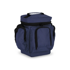 Sac isotherme en PET recyclé 600D avec nombreuses poches personnalisable