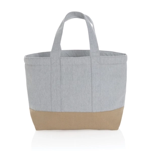 Sac isotherme en toile recyclée et non teintée - petit sac isotherme personnalisable