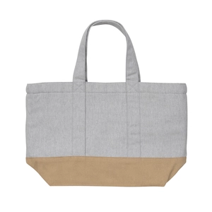 Sac isotherme en toile recyclée et non teintée - petit sac isotherme personnalisable