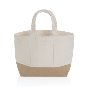 Sac isotherme en toile recyclée et non teintée - petit sac isotherme personnalisable