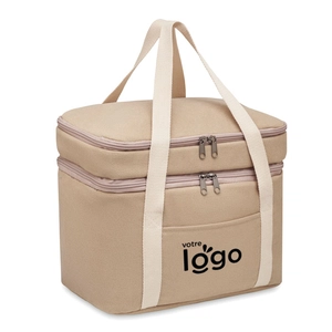 Sac isotherme pour déjeuner avec 2 compartiments personnalisable