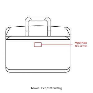 Sac ordinateur pour PC 15 pouces - en plastique recyclé dans l'océan personnalisable