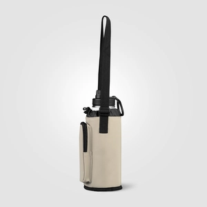 Sac pour bouteille en PU recyclé à fermeture éclair - 1.8 L personnalisable