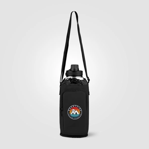 Sac pour bouteille en PU recyclé à fermeture éclair - 1.8 L personnalisable