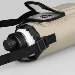 Sac pour bouteille en PU recyclé à fermeture éclair - 1.8 L personnalisable