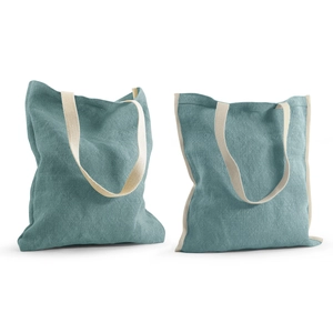 Sac reversible TOPDAY en jute lavée personnalisable