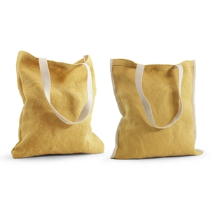 Sac reversible TOPDAY en jute lavée personnalisable