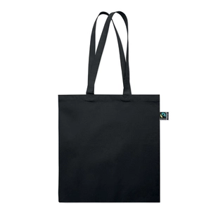 Sac shopping en coton avec soufflet et longues anses personnalisable