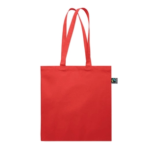 Sac shopping en coton avec soufflet et longues anses personnalisable