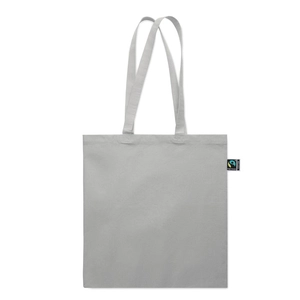 Sac shopping en coton avec soufflet et longues anses personnalisable