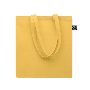 Sac shopping en coton avec soufflet et longues anses personnalisable