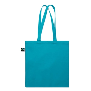 Sac shopping en coton avec soufflet et longues anses personnalisable