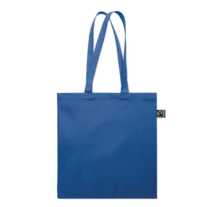 Sac shopping en coton avec soufflet et longues anses personnalisable