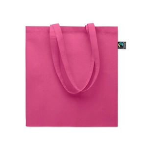 Sac shopping en coton avec soufflet et longues anses personnalisable