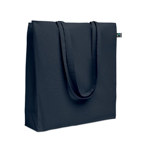 Sac shopping en coton avec soufflet et longues anses personnalisable