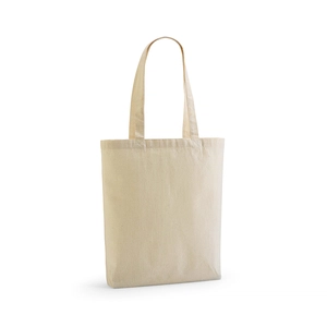 Sac shopping en coton recyclé et RPET - Totebag 140g/m2 naturel personnalisable