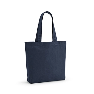 Sac shopping en coton recyclé et RPET - Totebag 220g/m2 avec soufflet personnalisable