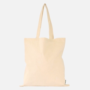 Sac shopping fairtrade sans soufflet en coton 160 gr  personnalisable