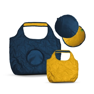 Sac shopping pliable et reversible bicolore - PET recyclé personnalisable