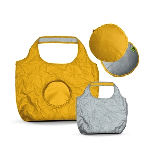 Sac shopping pliable et reversible bicolore - PET recyclé personnalisable