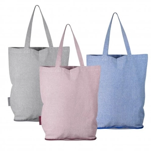 Sac shopping REECO pliable 100% coton recyclé 140g personnalisable