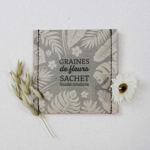 Sachet de graines made in France Haute couture - distribution facile personnalisable