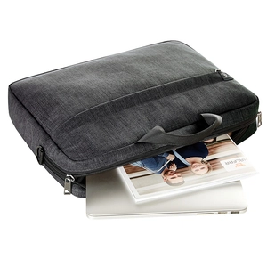 Sacoche ordinateur 15 pouces  100% RPET - fixation valise personnalisable