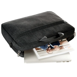 Sacoche ordinateur 15 pouces  100% RPET - fixation valise personnalisable