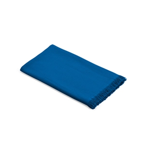 Serviette de plage en coton recyclé 250g/m2 avec franges - Dimension 80x180 cm personnalisable