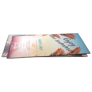 Serviette de plage en microfibre 200g 180 x 100 cm personnalisable