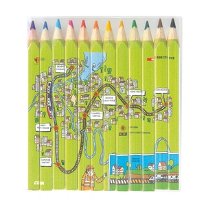 Set de 12 crayons 8,7cm personnalisable