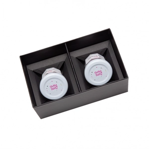 Set de 2 bougies parfumées, Made In France, en coffret personnalisable