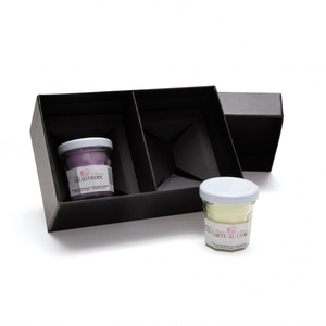 Set de 2 bougies parfumées, Made In France, en coffret personnalisable