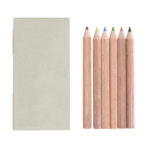 Set de 6 crayons de couleurs Made In France personnalisable