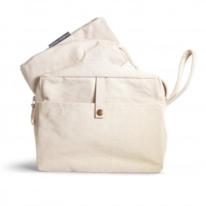 Set de sac de voyage avec trousse - 100% coton bio GOTS personnalisable